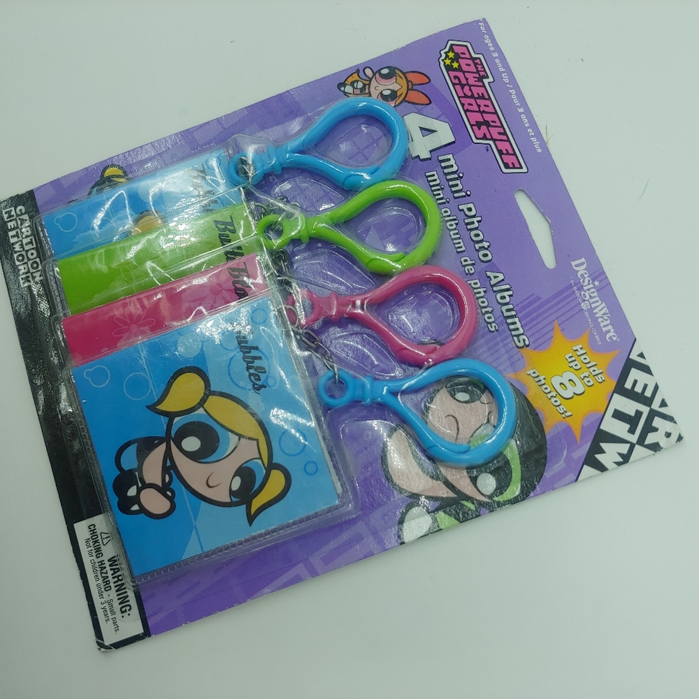 NEW 4pc mini photo album powerpuff girls y2k